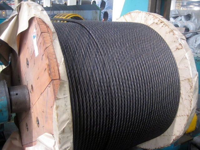 Трос 6X19S + IWRC / FC с густой смазкой для морского применения