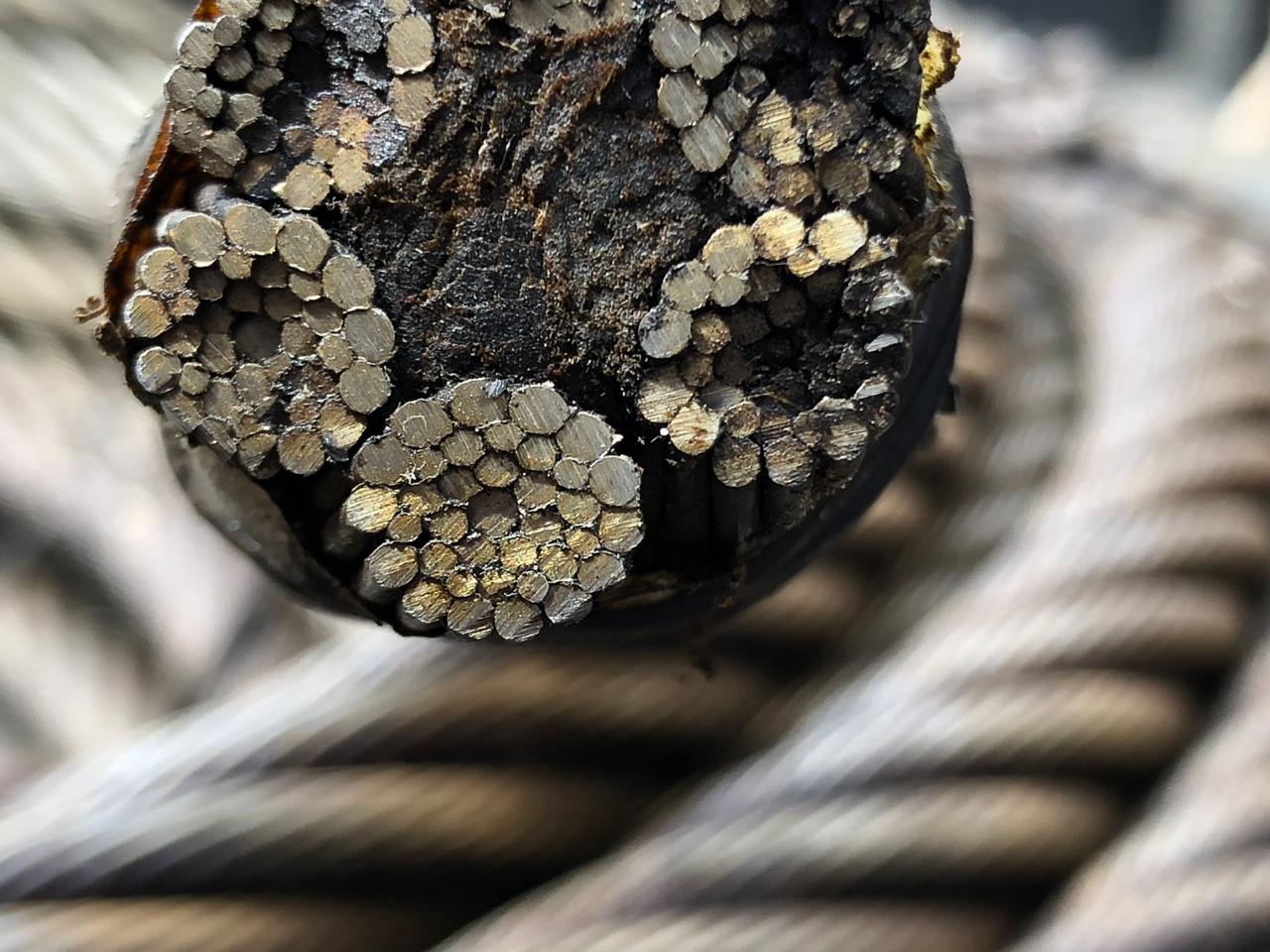 Стальной трос 6x36ws IWRC Fiber Core для крановых лебедок 22 мм 24 мм 25,4 мм 28 мм 30 мм 32 мм