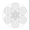 6 × 19W-IWR