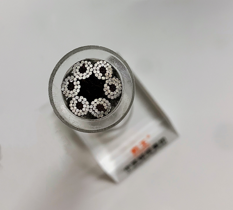 6X24 + 7FC / 6X12 + 7FC стальной трос для ловли рыбы и связывания